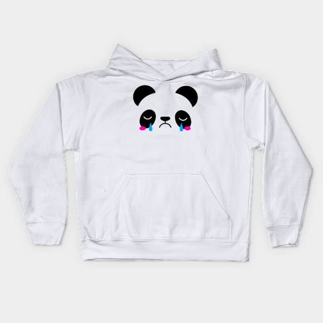 Sad panda Kids Hoodie by Aymen designer 